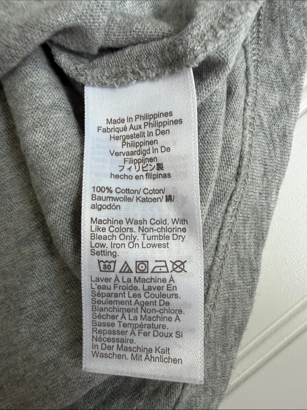 (347)J.Crew Girlfriend Tee XL Gray 100% Cotton Relaxed Short Sleeve T-Shirt